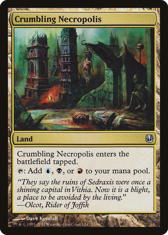 Crumbling Necropolis (DDH-074) - Duel Decks: Ajani vs. Nicol Bolas