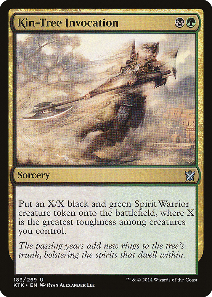 Kin-Tree Invocation (KTK-183) - Khans of Tarkir
