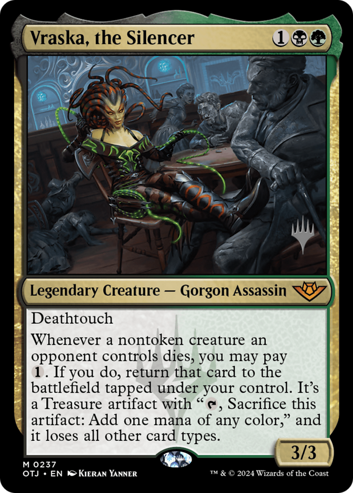 Vraska, the Silencer (PPOTJ-237) - Outlaws of Thunder Junction Promos Foil