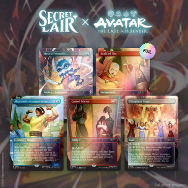 MTG Secret Lair x Avatar: The Last Airbender | The Ember Island Players Foil Edition