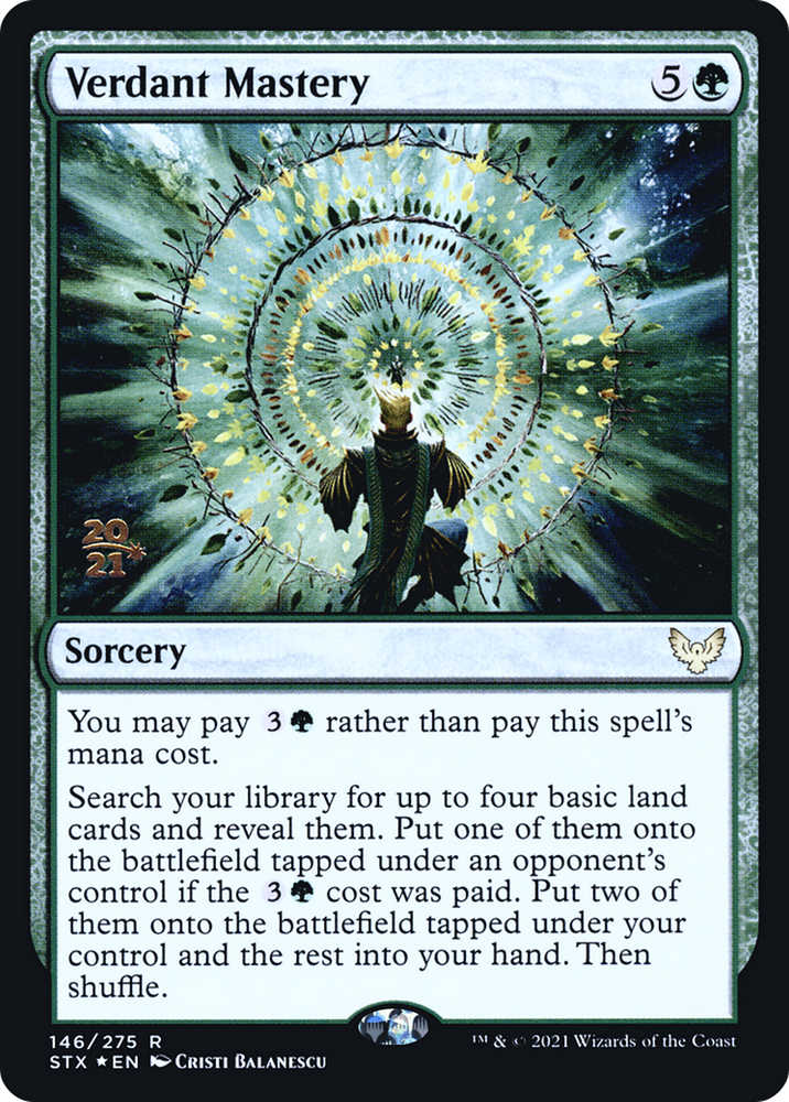 Verdant Mastery (PRE-146) - Strixhaven: School of Mages Promos Foil
