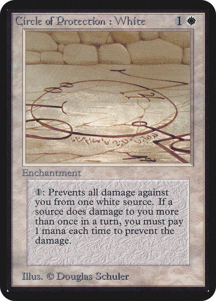 Circle of Protection: White (LEA-013) - Limited Edition Alpha
