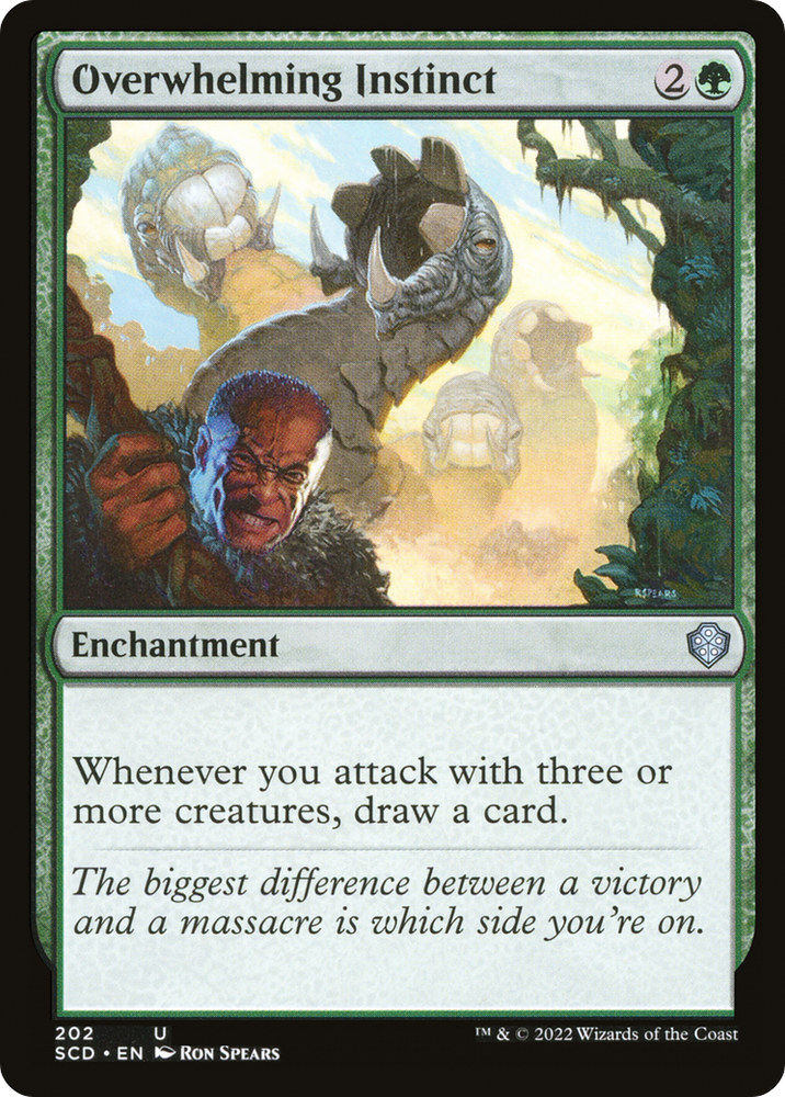 Overwhelming Instinct (SCD-202) - Starter Commander Decks
