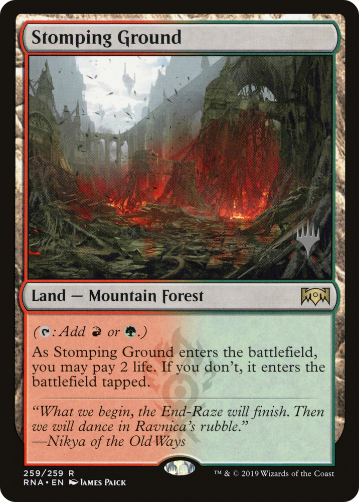 Stomping Ground (PPELD-259) - Ravnica Allegiance Promos Foil
