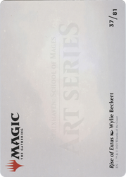 Rise of Extus // Rise of Extus (ASTX-037) - Strixhaven Art Series (Borderless) Foil