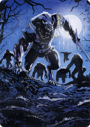 Tovolar, the Midnight Scourge // Tovolar, the Midnight Scourge (AMID-008) - Midnight Hunt Art Series (Borderless) Foil