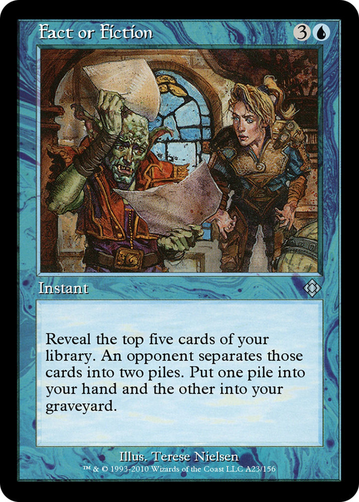 Fact or Fiction (TD0-A23) - Magic Online Theme Decks