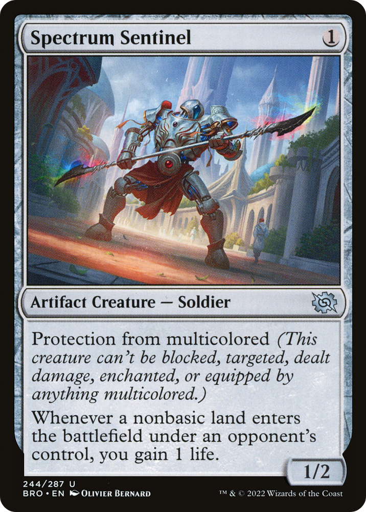 Spectrum Sentinel (BRO-244) - The Brothers' War Foil