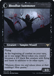 Voldaren Bloodcaster (PRE-137S) - Innistrad: Crimson Vow Promos: (Double Faced Transform) Foil