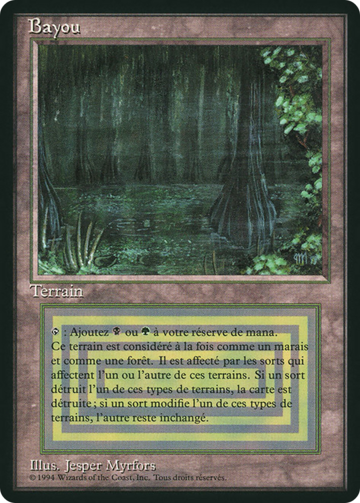 Bayou (FBB-283) - Foreign Black Border