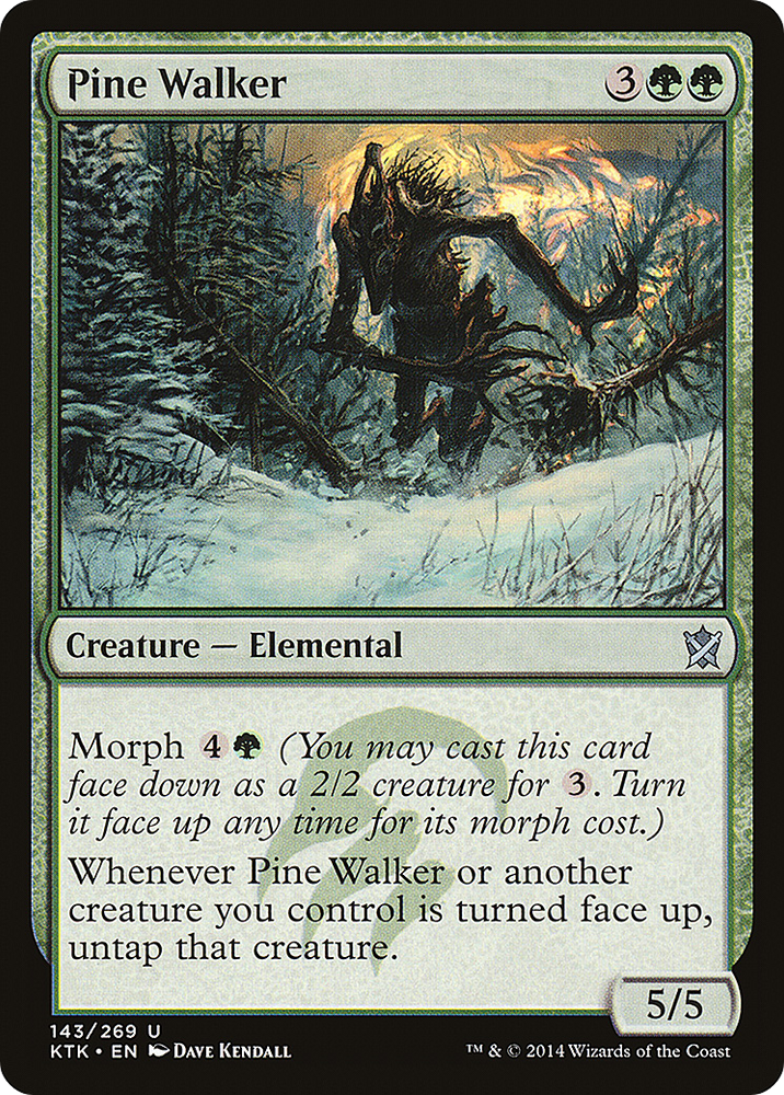 Pine Walker (KTK-143) - Khans of Tarkir Foil