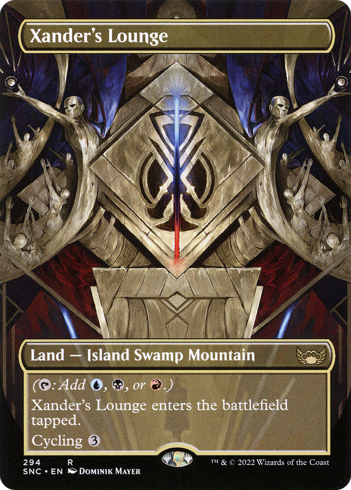 Xander's Lounge (Borderless) (SNC-294) - Streets of New Capenna (Borderless) Foil