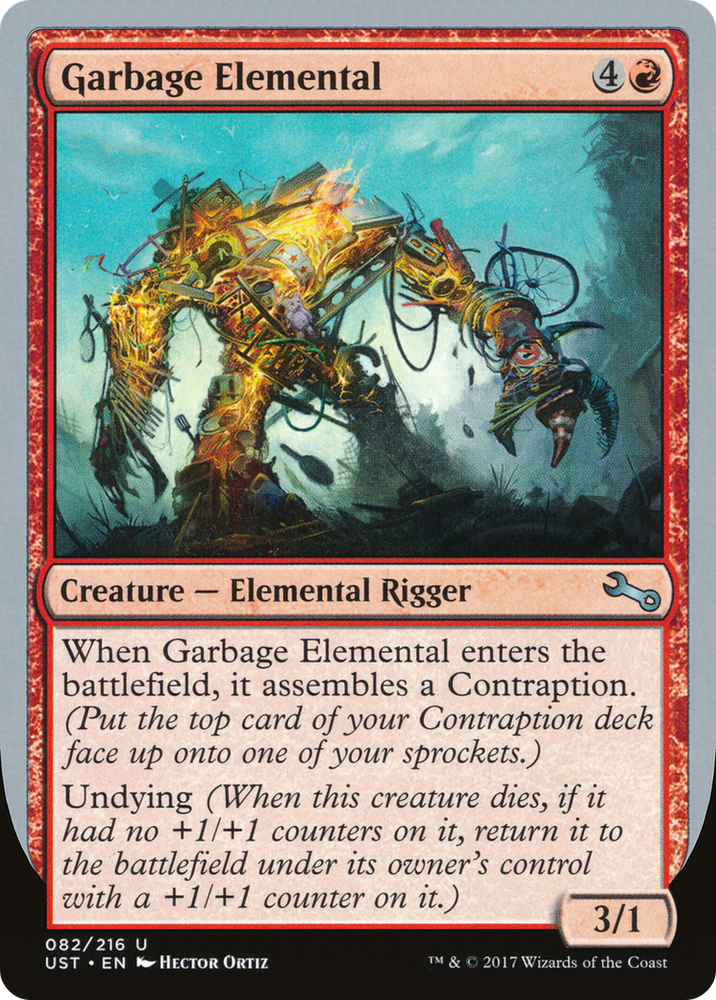 Garbage Elemental (B) (UST-82B) - Unstable Foil