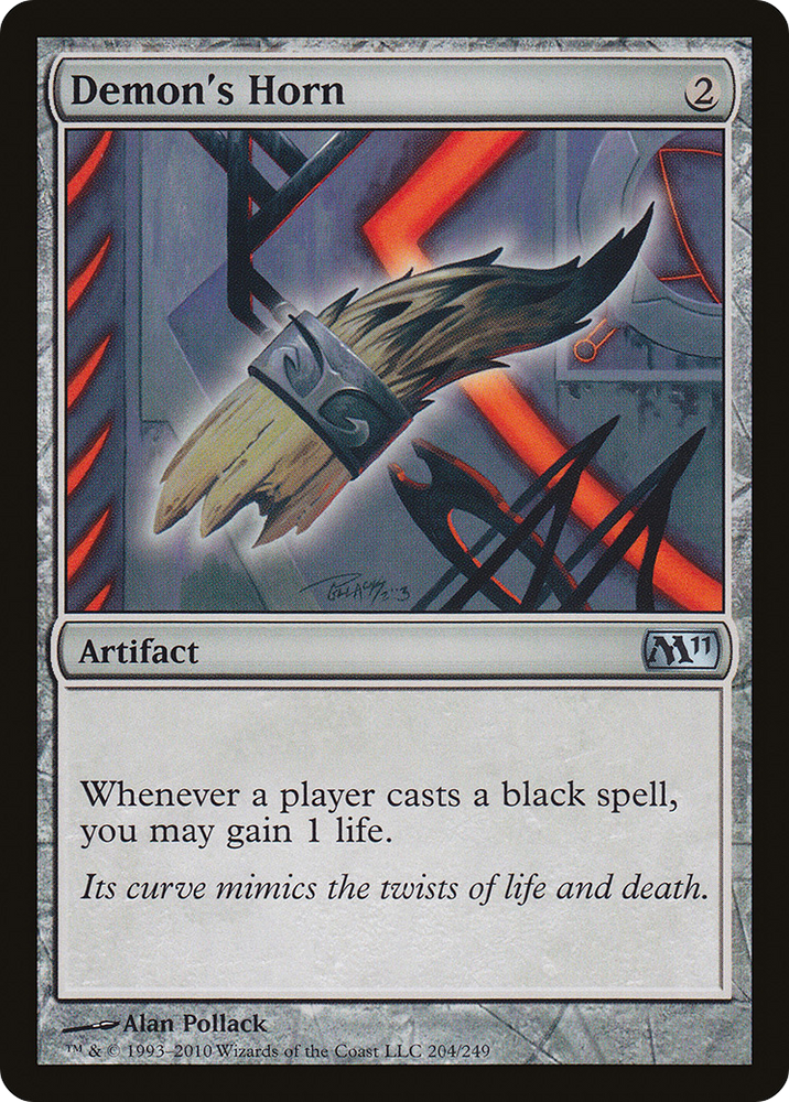 Demon's Horn (M11-204) - Magic 2011 Foil