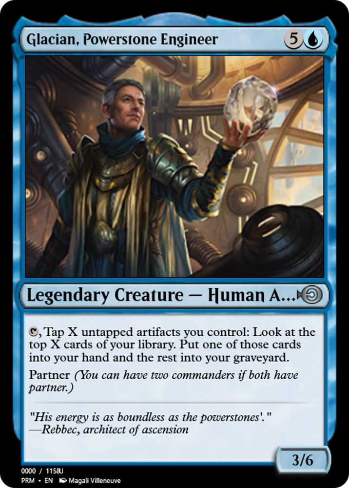 Glacian, Powerstone Engineer (PRM-86332) - Magic Online Promos Foil