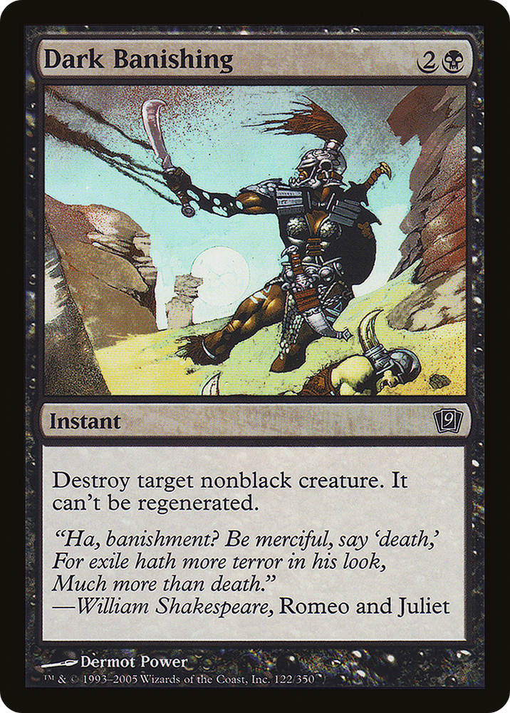 Dark Banishing (9ED-122★) - Ninth Edition Foil