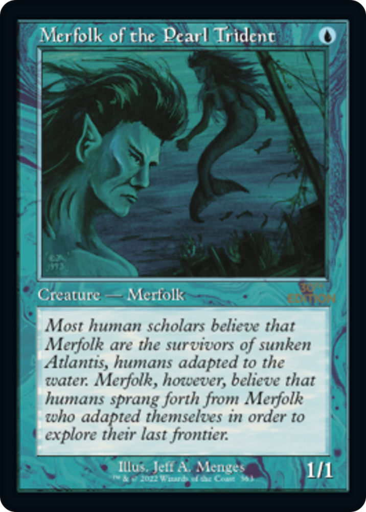 Merfolk of the Pearl Trident (Retro Frame) (30A-363) - 30th Anniversary Edition