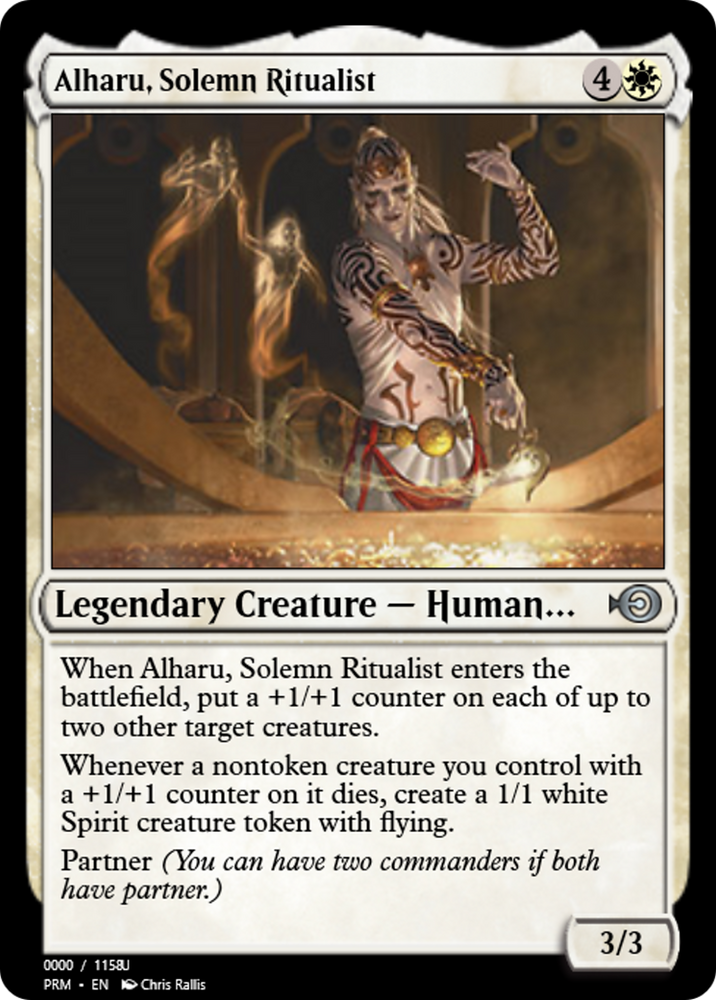 Alharu, Solemn Ritualist (PRM-86320) - Magic Online Promos Foil