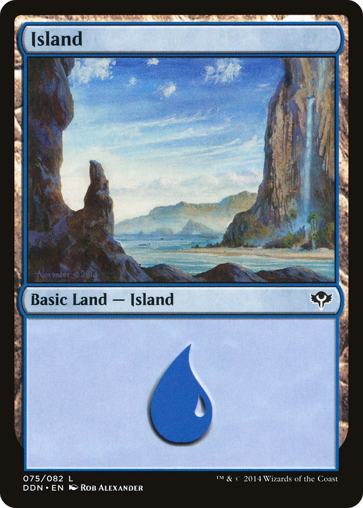 Island (075) (DDN-075) - Duel Decks: Speed vs. Cunning