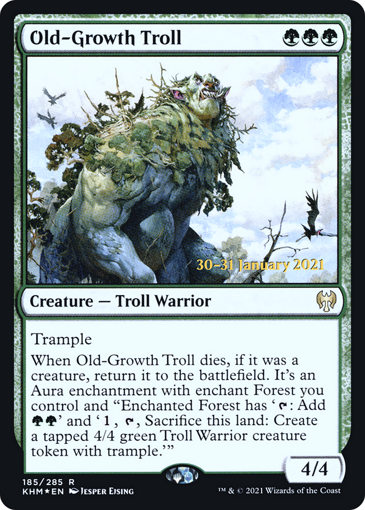 Old-Growth Troll (PRE-185) - Kaldheim Promos Foil