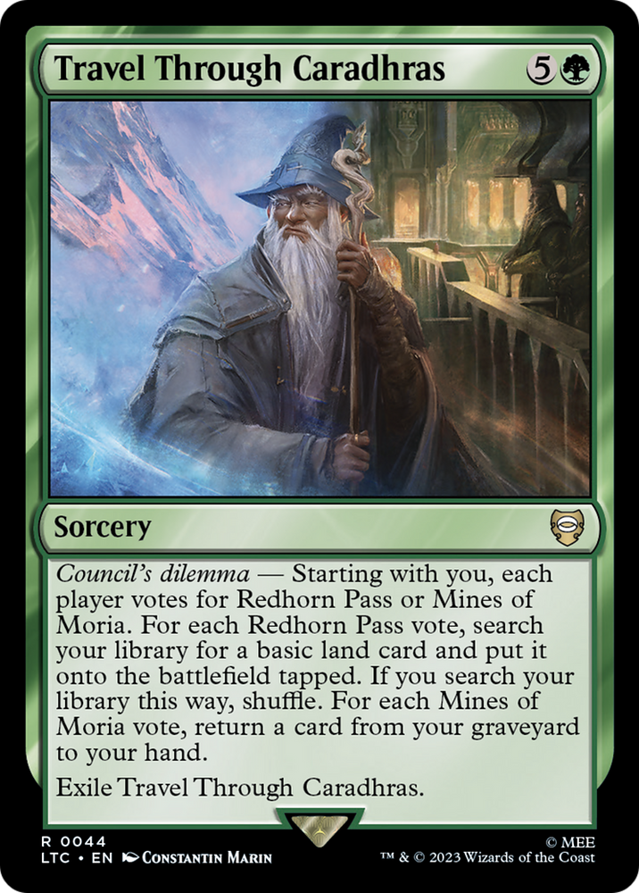 Travel Through Caradhras (LTC-044) - Tales of Middle-earth Commander