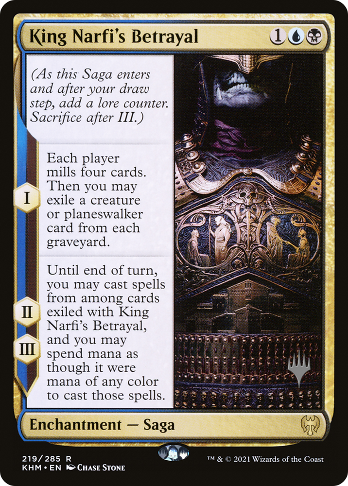 King Narfi's Betrayal (PPKHM-219) - Kaldheim Promos Foil