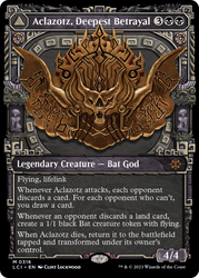 Aclazotz, Deepest Betrayal (Showcase) (LCI-316) - The Lost Caverns of Ixalan: (Showcase)