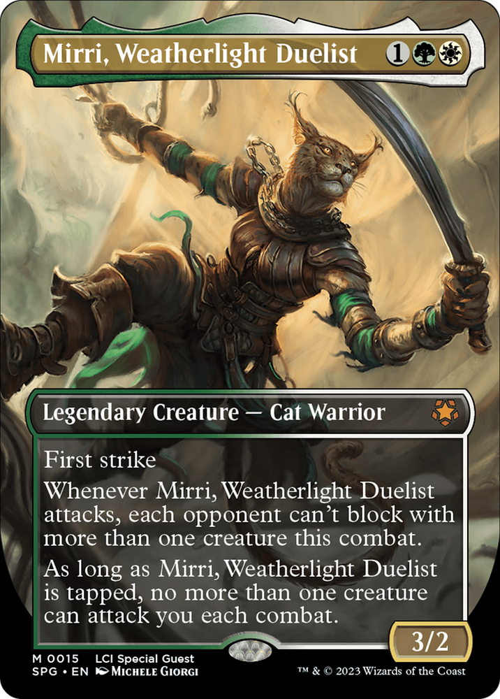 Mirri, Weatherlight Duelist (Borderless) (SPG-015) - Special Guests (Borderless) Foil