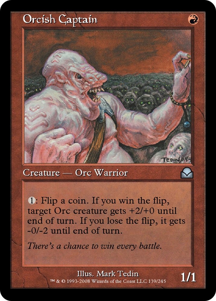 Orcish Captain (ME2-139) - Masters Edition II Foil