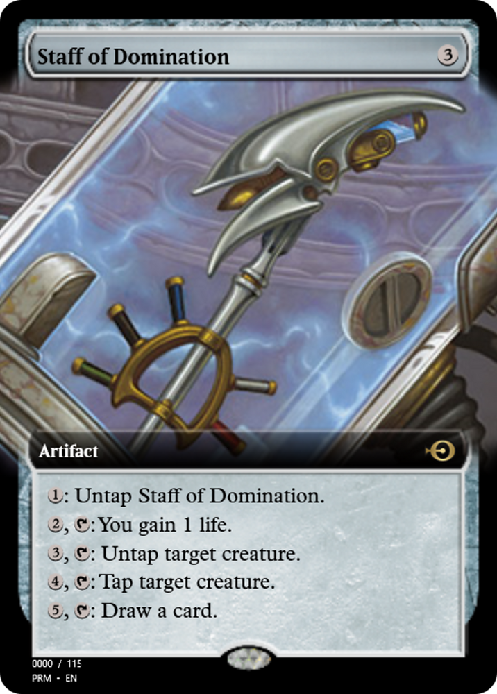 Staff of Domination (PRM-86080) - Magic Online Promos Foil