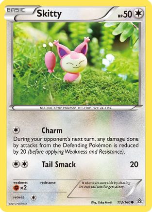 Skitty 113/160  XY  Primal Clash - Common