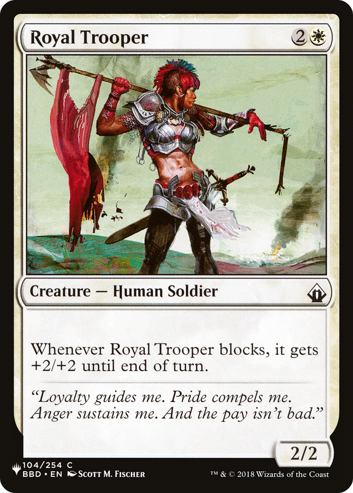 Royal Trooper (LIST-104/254) - The List