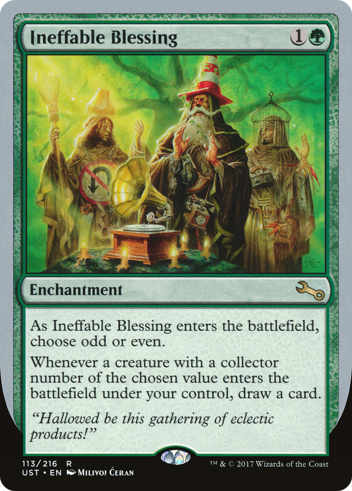 Ineffable Blessing (E) (UST-113E) - Unstable
