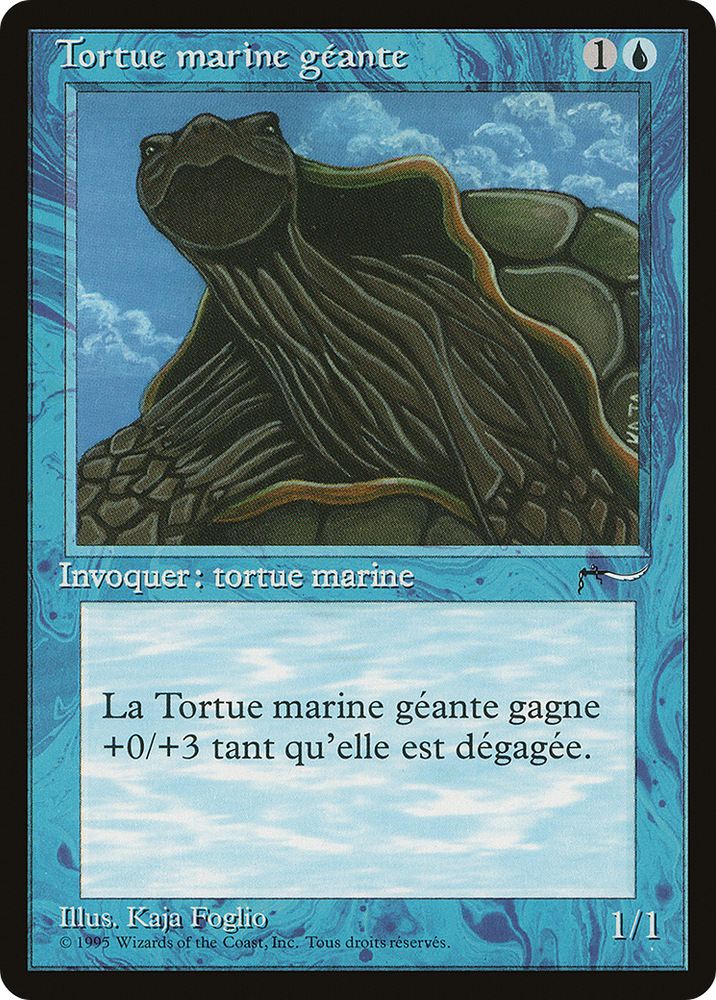 Giant Tortoise (French) - "Tortue marine geante" (REN-) - Renaissance