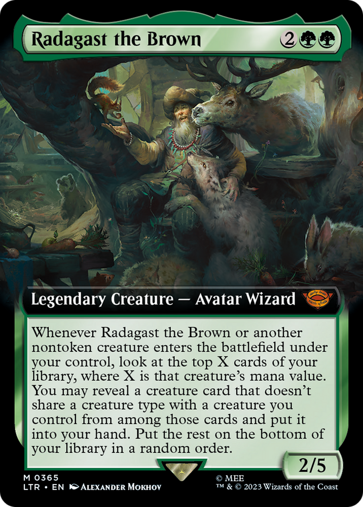 Radagast the Brown (Extended Art) (LTR-365) - The Lord of the Rings: Tales of Middle-earth: (Extended Art) Foil
