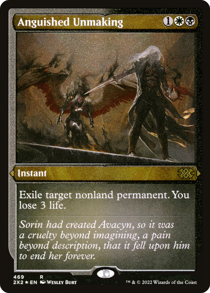 Anguished Unmaking (2X2-469) - Double Masters 2022 Foil