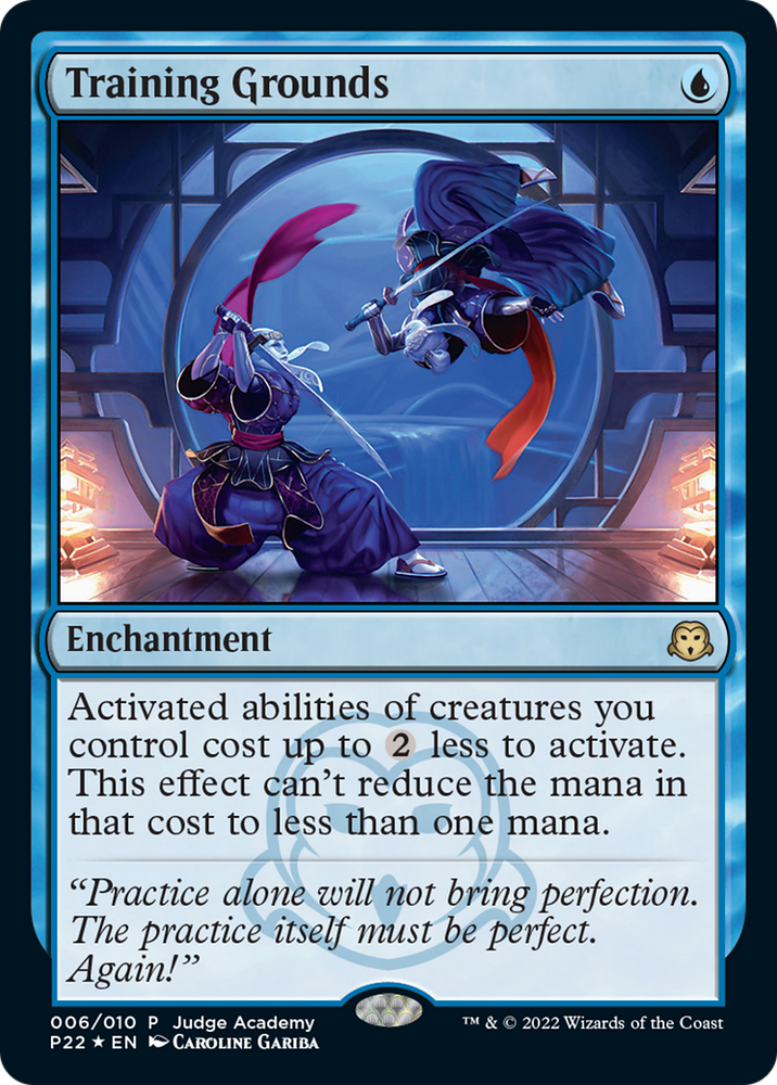 Training Grounds (JDG-006) - Judge Gift Cards 2022 Foil