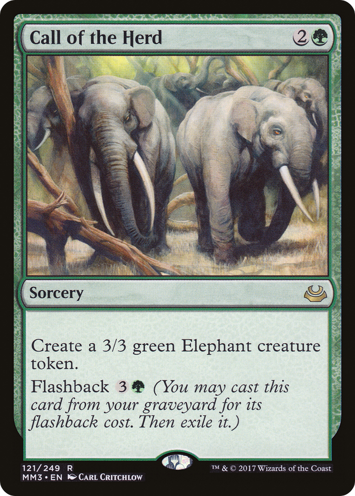 Call of the Herd (MM3-121) - Modern Masters 2017 Foil