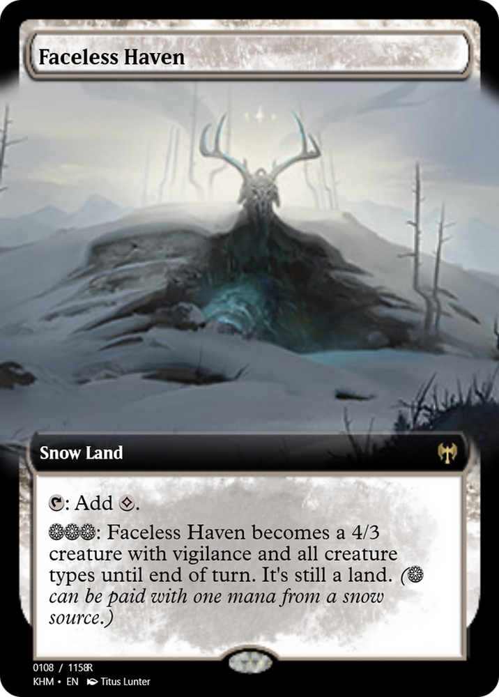 Faceless Haven (PRM-88416) - Magic Online Promos: (snow) Foil