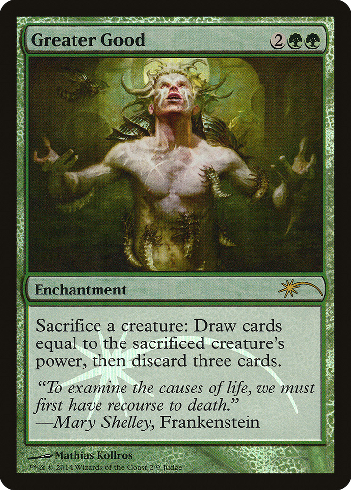 Greater Good (JDG-002) - Judge Gift Cards 2014 Foil