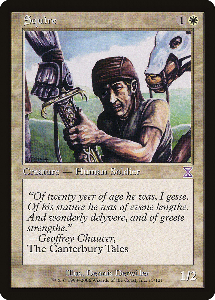 Squire (TSB-015) - Time Spiral Timeshifted Foil