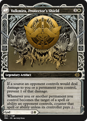 Reidane, God of the Worthy // Valkmira, Protector's Shield (PRM-88228) - Magic Online Promos Foil