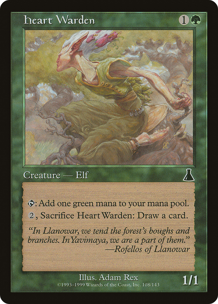 Heart Warden (UDS-108) - Urza's Destiny Foil