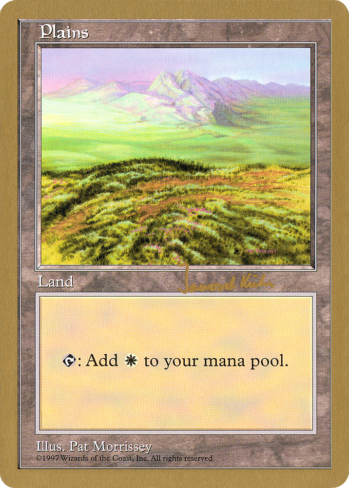 Plains (437) - 1997 Janosch Kuhn (5ED) (WCD-) - World Championship Decks 1997