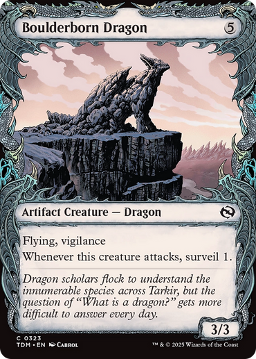 Boulderborn Dragon (TDM-323) - Tarkir: Dragonstorm: (Showcase)