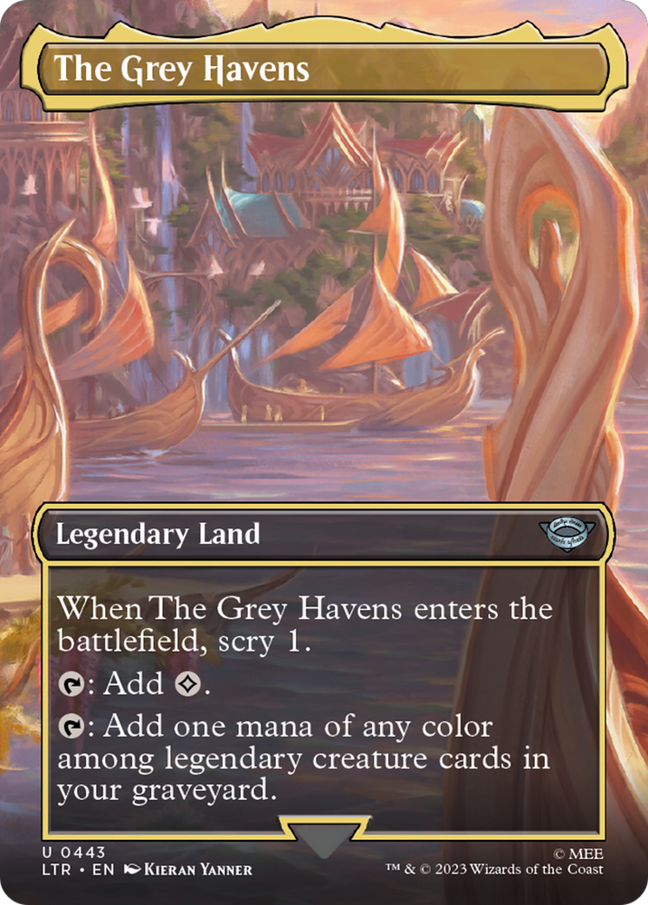 The Grey Havens (Borderless) (LTR-443) - The Lord of the Rings: Tales of Middle-earth (Borderless)