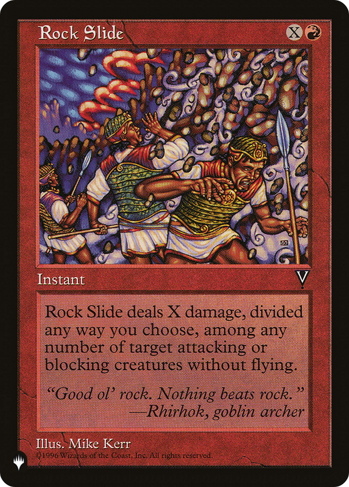 Rock Slide (LIST-VIS-92) - The List