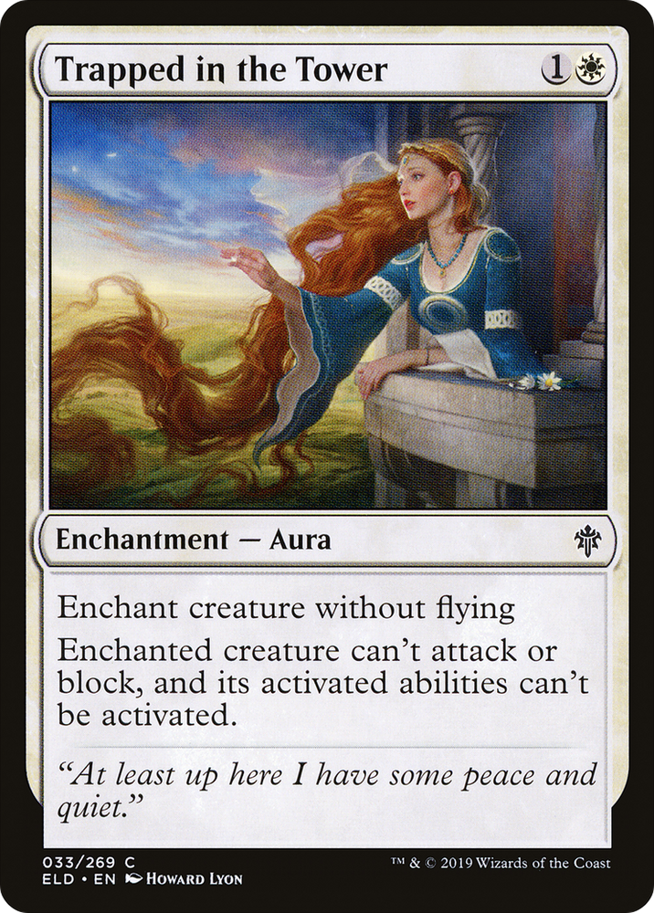 Trapped in the Tower (ELD-033) - Throne of Eldraine Foil