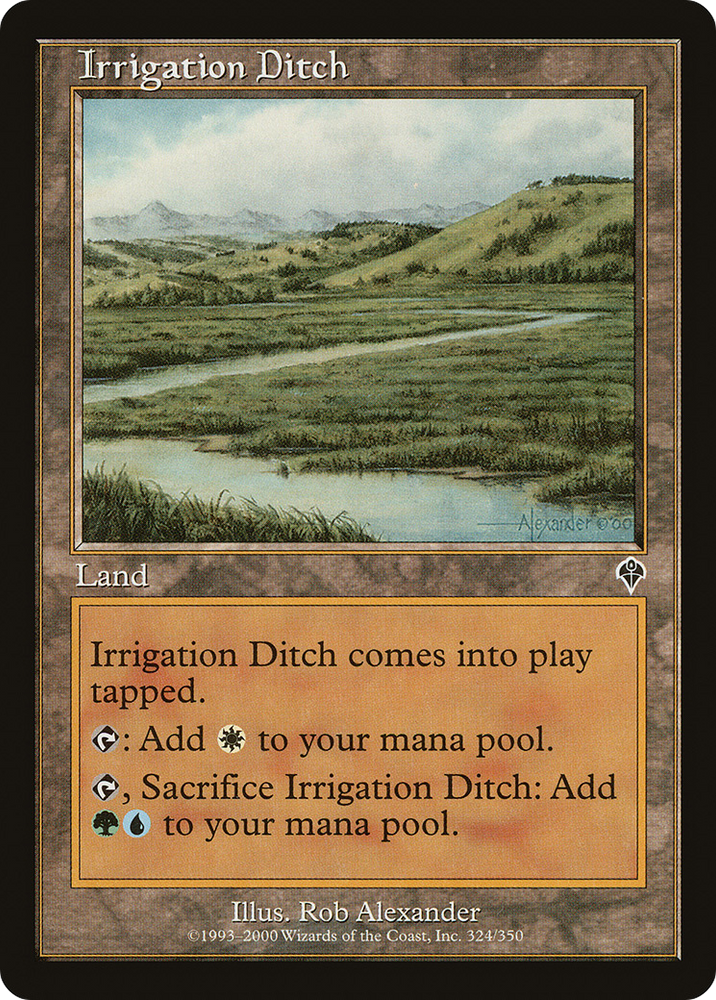 Irrigation Ditch (INV-324) - Invasion