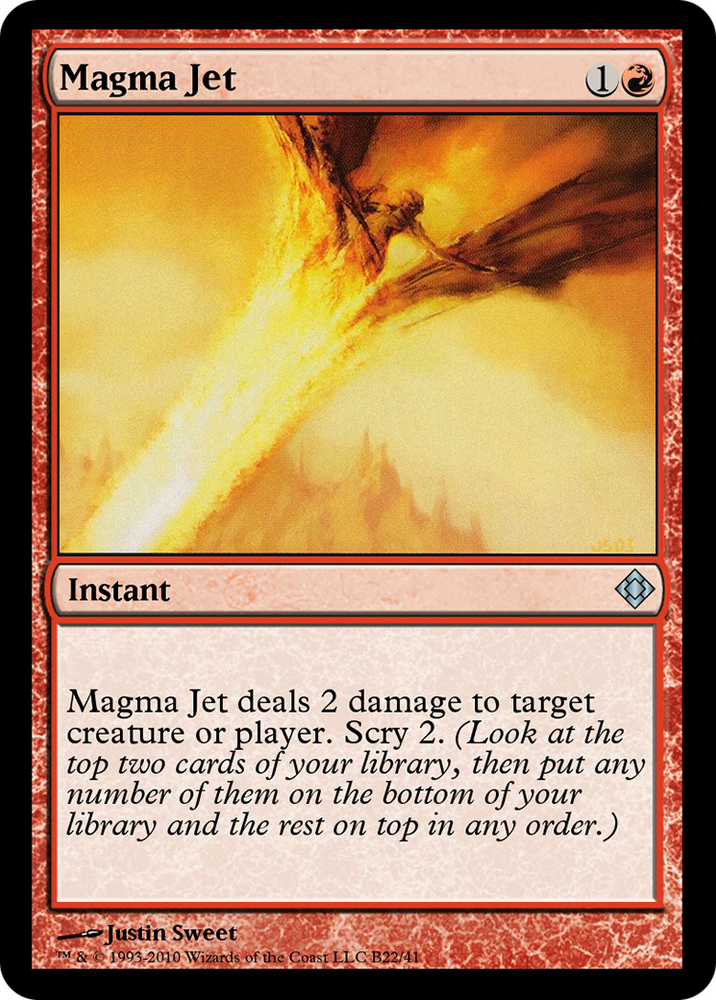 Magma Jet (TD0-B22) - Magic Online Theme Decks